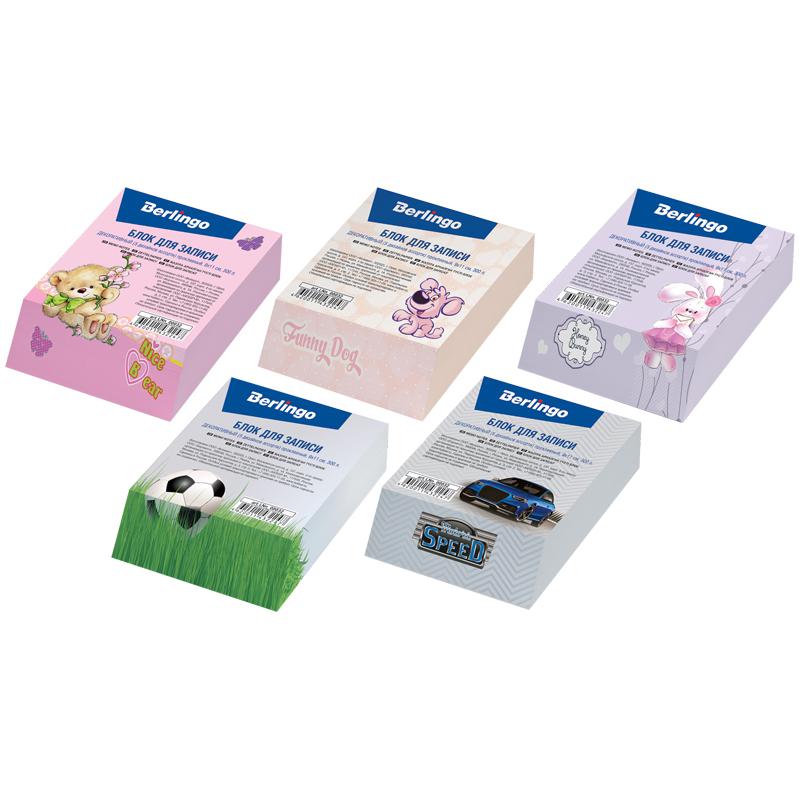 Блок 9*11*3см Berlingo LNn_00032 декоративный "Kids Series" на склейке, ассорти 207349