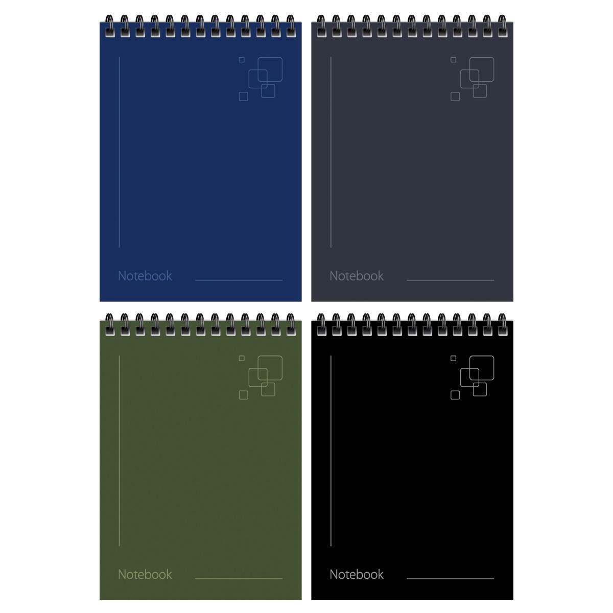 Блокнот А6 ArtSpace 51062 80л. "Deep monocolor" на гребне, тв. обложка 353204