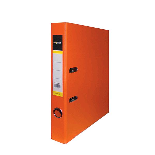 Папка-регистратор 55мм inФормат P2PVC-55/Org оранжевый PVC 2-сторонний 059935