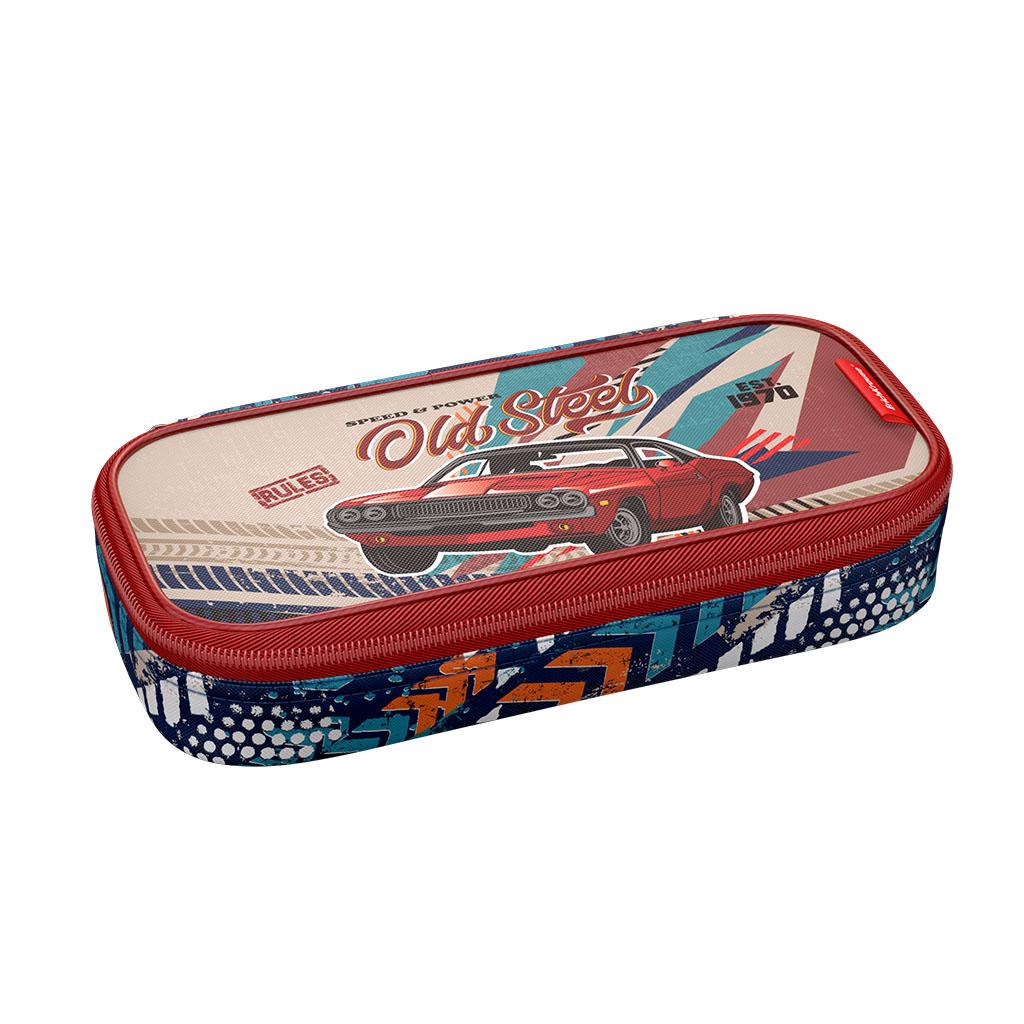 Пенал ErichKrause 58189 "Vintage Car" 210x50x100мм