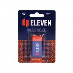 Батарейка Eleven MN1604 (6LR61) Крона, алкалиновая, BC1 301752