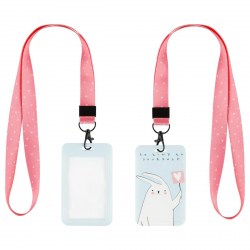 Бейдж MESHU MS_54236 "Kind bunny" 110*70мм вертикальный на шнурке 359587