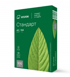 Бумага д/множ.техн. А3 Илим Стандарт, Марка С, 500л. 80гр. CIE 146%