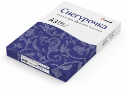 Бумага  д/множ.техн. А3 СНЕГУРОЧКА 500л, 80г, 146%CIE, Сыктывкар 23356