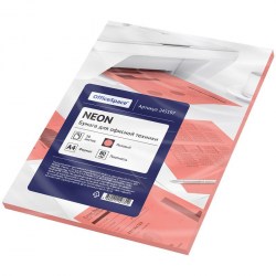Бумага OfficeSpace 245197 neon А4, 80г/м2, 50л. (розовый)