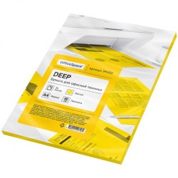Бумага OfficeSpace 245202 deep А4, 80г/м2, 50л. (желтый) 