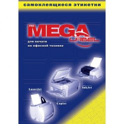 Бумага самокл. А4 100л 80г /24шт/ 70*36мм MEGA LABEL 73634/641814