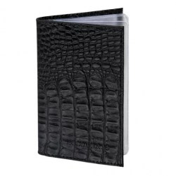 Бумажник водителя Brauberg 238189 нат. кожа, черный