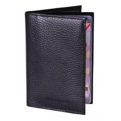 Бумажник водителя Brauberg 238193 "DOCUMENTS" нат. кожа, черный