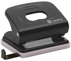 Дырокол  20л. Lamark PN0149-BK "Metallic" черный