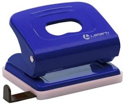 Дырокол  20л. Lamark PN0149-BL "Metallic" синий