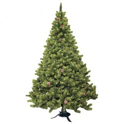 Ель искусственная Мorozco 2618 "Сказка" 1,8м, зеленая, с набором шишек 111721