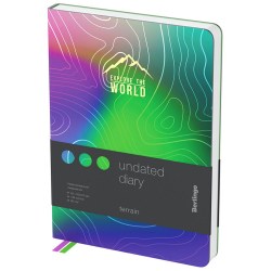 Ежедневник Berlingo UD2_03S09 А5 "Terrain" 136л, серебряный срез 338512