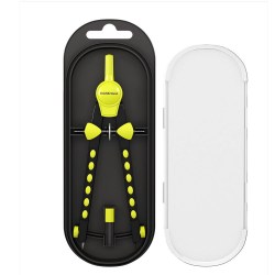 Готовальня ErichKrause 61432 "Accent" 2предм, циркуль, 170мм, желтый