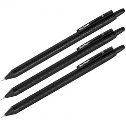 Карандаш авт. 0,5мм Berlingo BSk_12130 "Doubleblack" с ластиком 319400