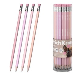 Карандаш ч/г ErichKrause 65334 "Френч" НВ с ластиком. трехгран.