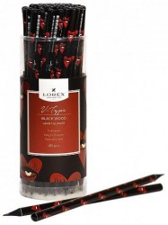 Карандаш ч/г  Lorex LXLPVTBW-HG HB "Heart glimpse" трехгран, дерево 244788