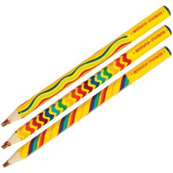 Карандаш многоцветный CP_11659 "Енот и радуга" утолщенный /Мульти-Пульти/ 240227