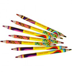 Карандаш многоцветный CP_33725 "Енот и радуга" утолщенный, двусторон. /Мульти-Пульти/ 304697