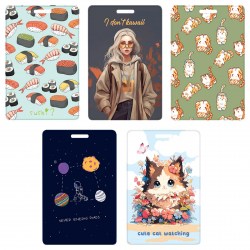 Карман PC_55431 "Vibes" для карт и пропусков 95*65мм, ПВХ, ассорти /OfficeSpace/ 362225