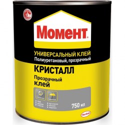 Клей  750мл "Момент Кристалл" мет.банка 
