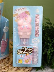 Корректирующая лента Алеф kk-7175 "Bunny" 5мм*5м + 2 смен.картриджа