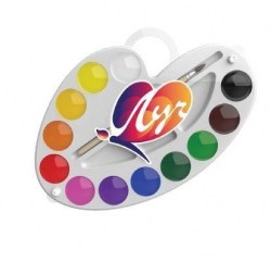 Краски 12в. б/к "Палитра" 29С 1761-08 /Луч/ 205868