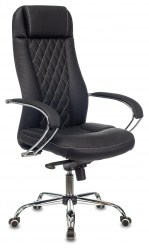 Кресло Бюрократ  CH-609SL/ECO черный эко.кожа крестов. металл хром 1588776