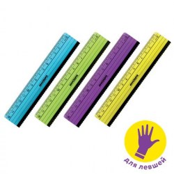 Линейка  15см  210733 "Неончики", для левшей /Юнландия/ 