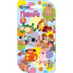 Магниты 3см Centrum 85598 /6шт/ "Craze Pets"