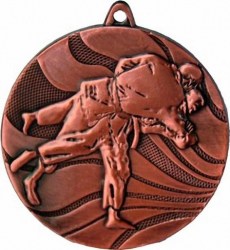 Медаль Мир Знаков MMC 2650/B дзюдо (D-50 мм, s-2,5 мм)