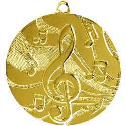 Медаль Мир Знаков MMC 3550/G ноты (D-50 мм, s-2,5 мм)
