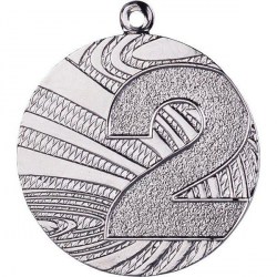 Медаль Мир Знаков MMC 6040/S 2 место (D-40 мм)