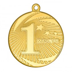 Медаль Мир Знаков MZ 22-40/G 1 место (D-40 мм, s-2 мм)