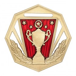 Медаль Мир Знаков MZP 568-60/GM (D-60 мм, s-2 мм) сталь