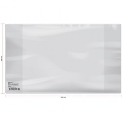 Обложки 208*346мм для тетради 120мк ПВХ SP 15.14пн прозр плотная /ArtSpase/ 255927