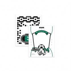 Обложки 212*347мм для тетрадей и дневников ErichKrause 55185 "Mega Goal" ассорти