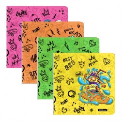 Обложки 232х440мм для учебника ErichKrause 55411 "Funny Monsters" с клеевым краем, ассорти