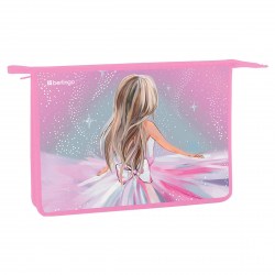 Папка д/тетрадей Berlingo BR-PP-A40413 "Beautiful dream" А4 1 отделение, на молнии 366346