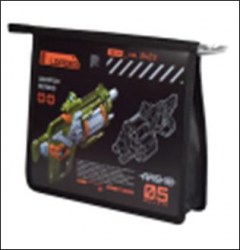 Папка д/тетрадей Феникс 66321 "Бластер" А5 1 отделение, на молнии