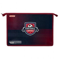 Папка д/тетрадей Пифагор 270856 "Champion" А4 1 отделение, на молнии