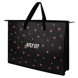 Папка для рисунков и чертежей А3 Феникс 69273 "Арбузер" 1 отд, пластик, на молнии, с ручками