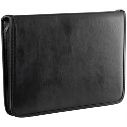 Папка OfficeSpace ПА_КЗ_667 "Venezia" кожзам, на молнии, зажим для бумаг 162618