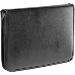 Папка OfficeSpace ПА_КЗ_670 "Hannover" кожзам, на молнии, ручка-петля, зажим для бумаг 162629