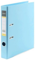 Папка-регистратор 55мм inФормат P2PVC-55/Bb голубой PVC 2-сторонний 059941