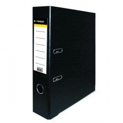 Папка-регистратор 55мм inФормат P2PVC-55/Blk черный PVC 2-сторонний 059939