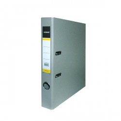 Папка-регистратор 55мм inФормат P2PVC-55/Gr серый PVC 2-сторонний 059934