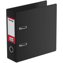 Папка-регистратор 70мм А5 Berlingo ATp_70510 "Standard" с карм. на корешке, черная 262533