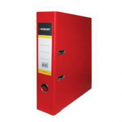 Папка-регистратор 75мм inФормат P2PVC-75/Red красный PVC 2-сторонний 059943