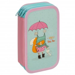 Пенал ArtSpace ПТ3_49717 "Friends" 3 отделения, 190*110мм 349539